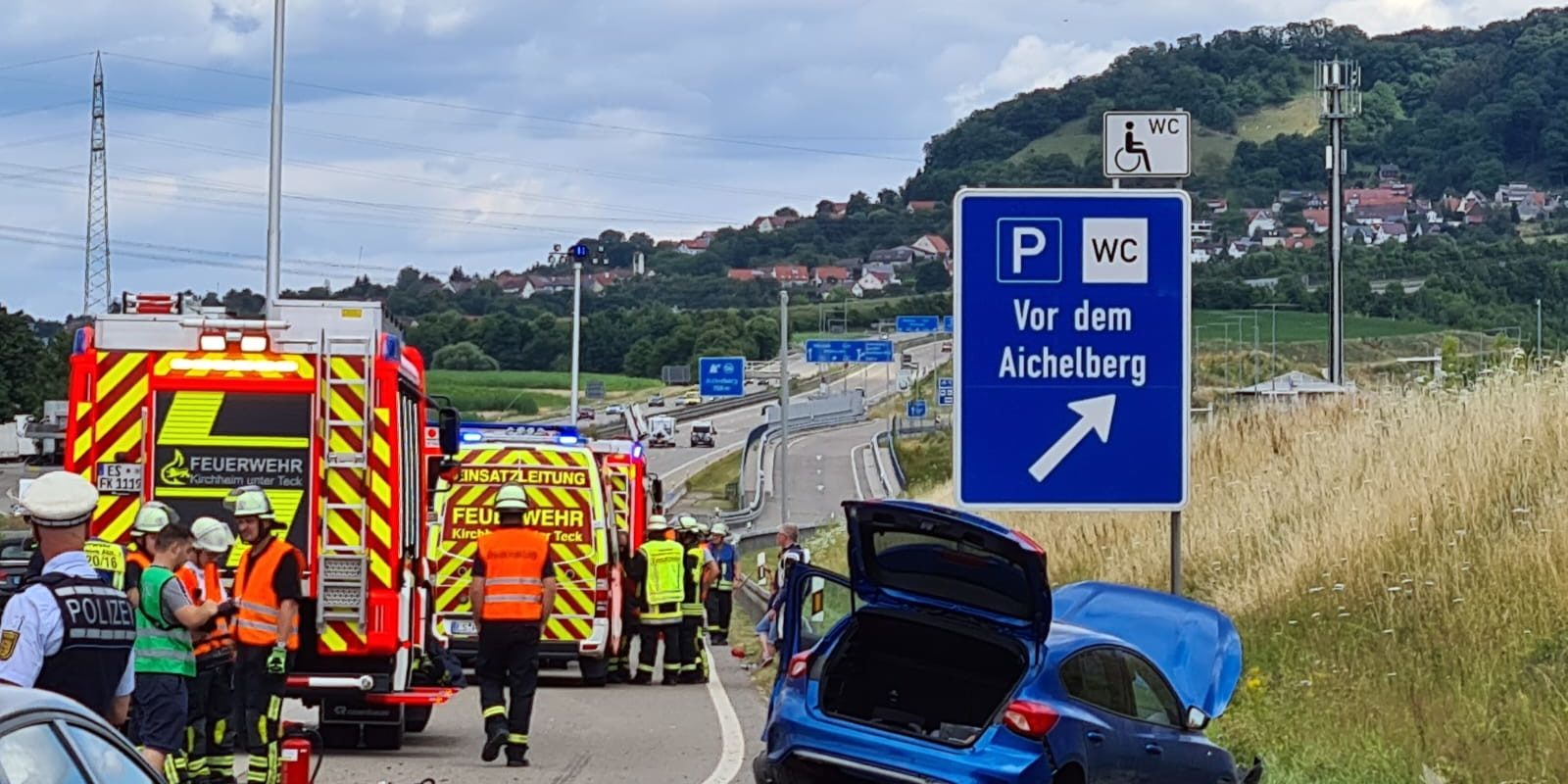 VU BAB A8 09.07.2022 Bild 4