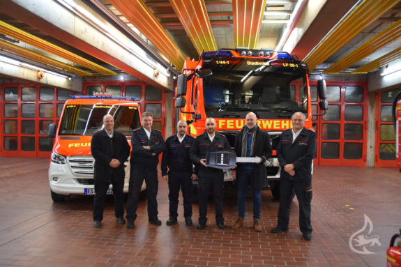 Fahrzeugübergabe LF 20 und MTW
