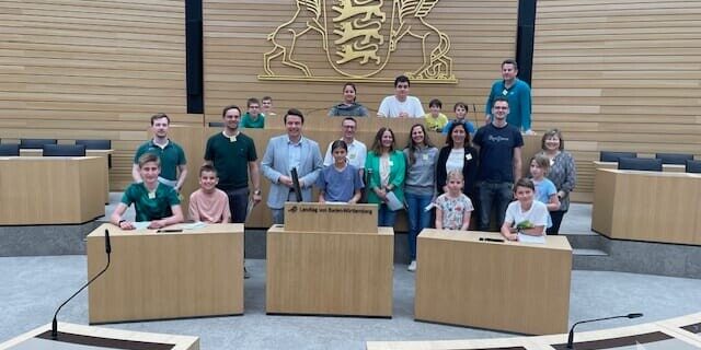 Besuch im Landtag von Baden-Württemberg