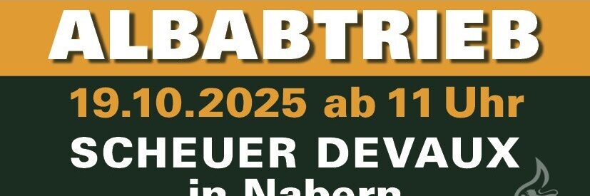 Einladung-Albabtrieb2025 Banner