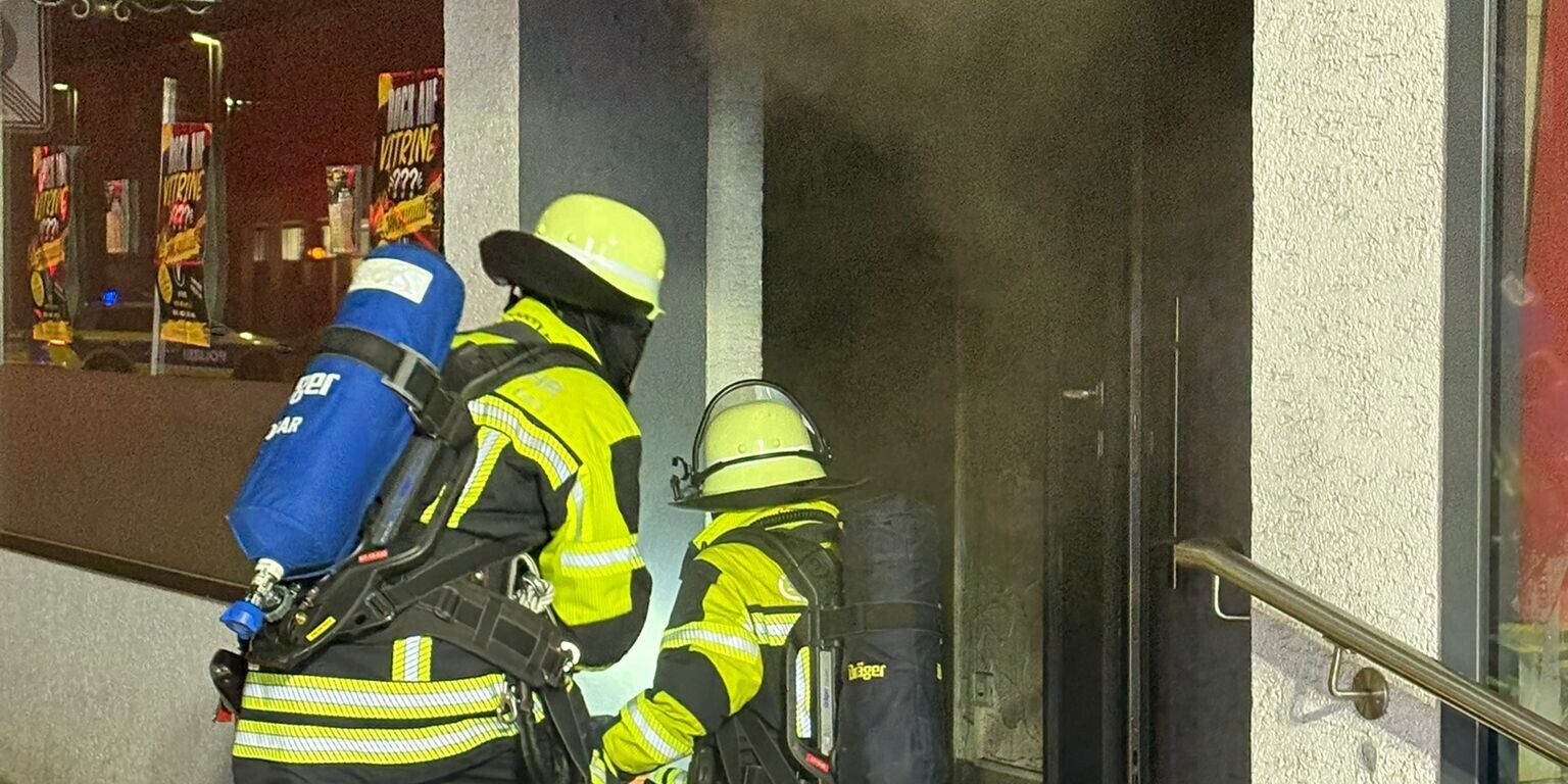 Brand in Gaststätte